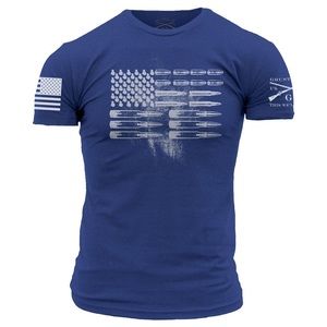 Royal Blue Ammo Flag Men’s T-Shirt